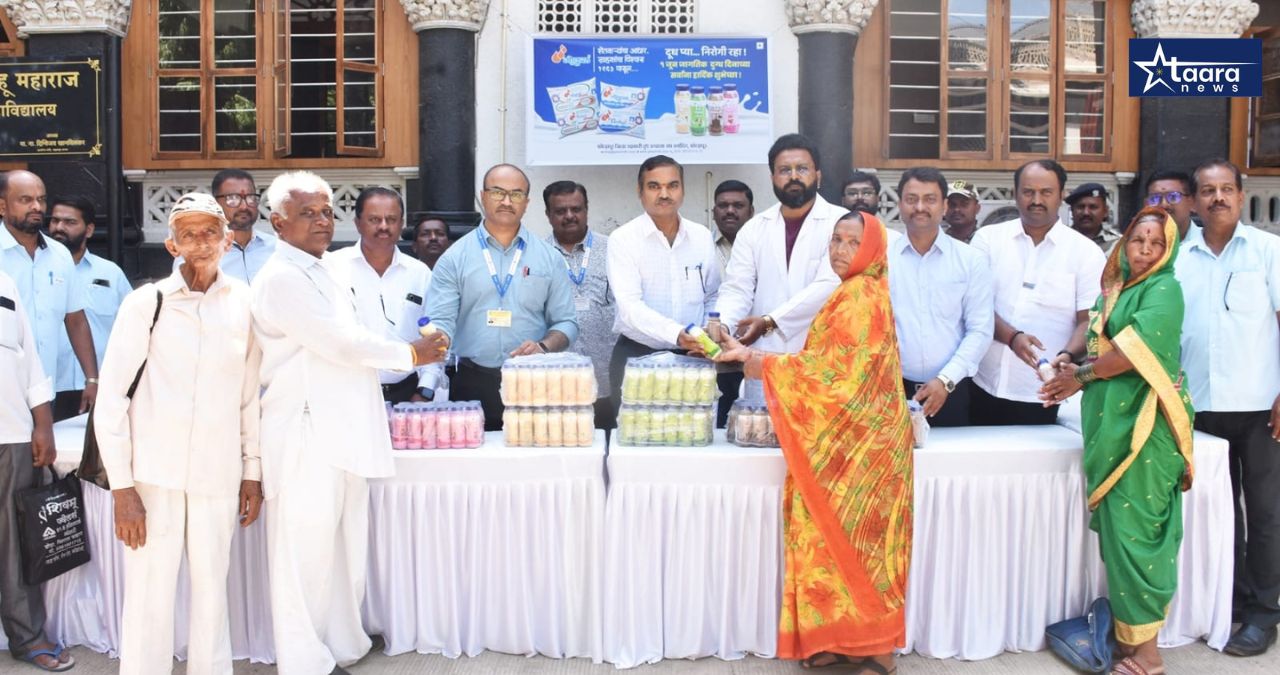 Gokul Distributes Free Flavoured Milk to Patients at CPR Hospital on World Milk Day
